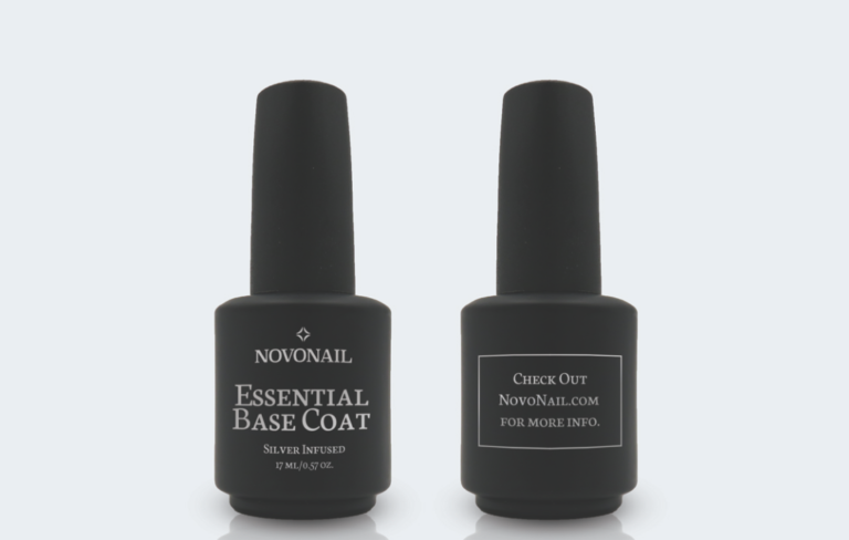 NovoNail Essential Base Coat- Silver Infused